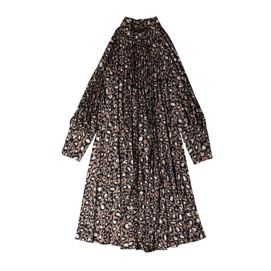 Christina Rohde Brown Leopard Dress