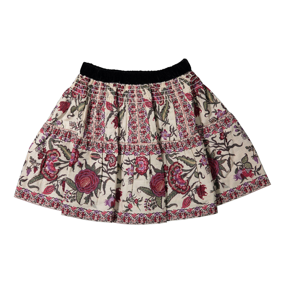 Bonjour Provence Flower/ Bird Floral Skirt