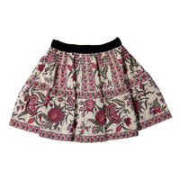 Bonjour Provence Flower/ Bird Floral Skirt