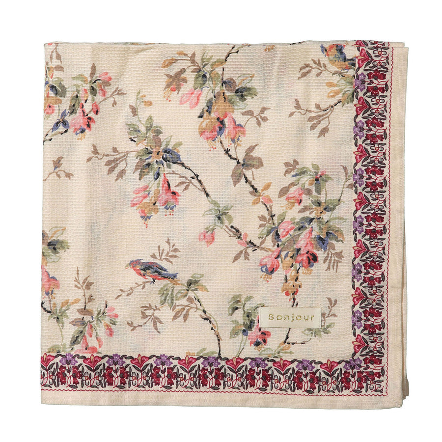 Bonjour Provence Flower/ Bird Floral Skirt