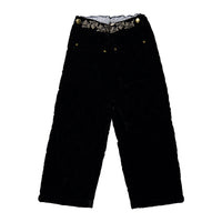 Bonjour Black Velvet Pants