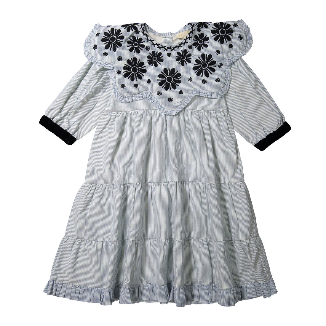 Bonjour Light Blue Stripe Sundress