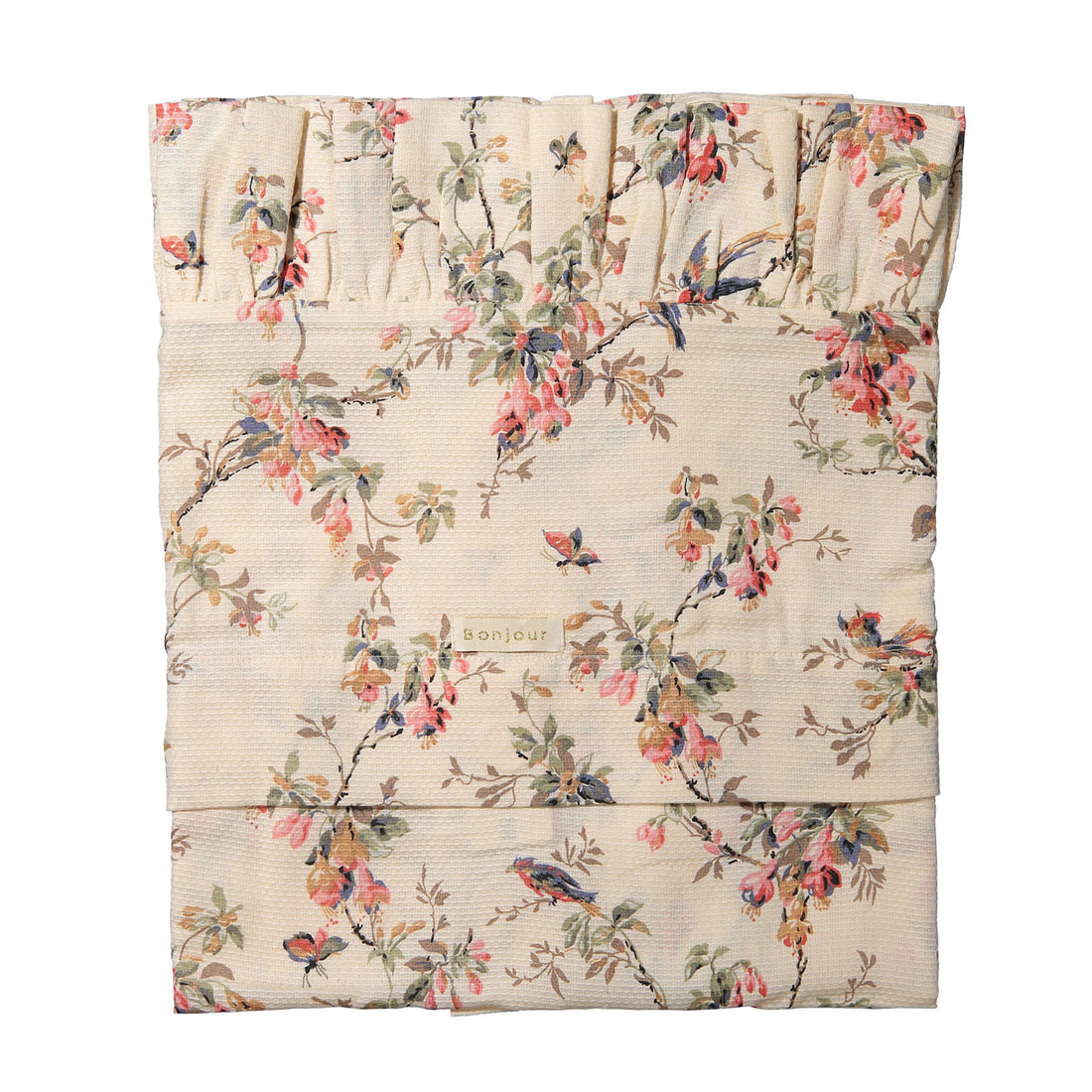 Bonjour Bird Floral Pillow Case