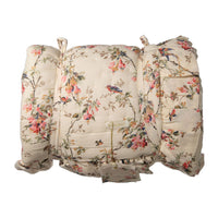 Bonjour Bird Floral Quilted Blanket