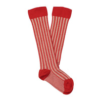 Bonjour Red Stripes socks
