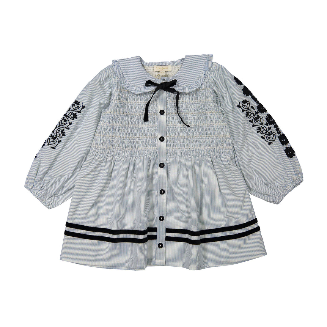 Bonjour Light Blue Stripe Tunique
