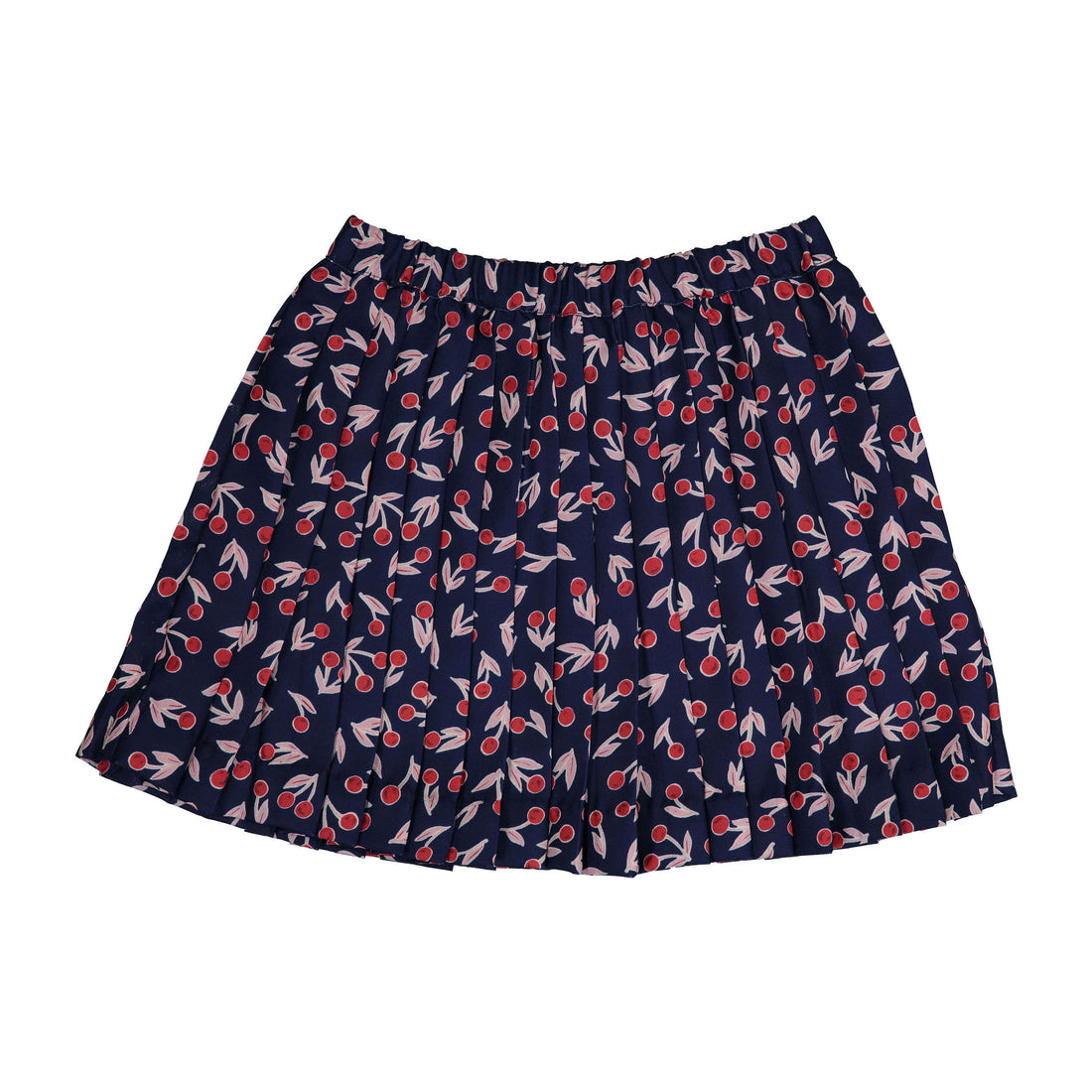 Bonpoint Marine Floral Pleated Jais Skirt