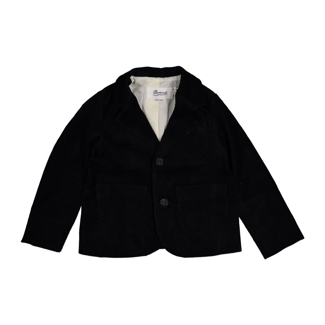 Bonpoint Black Velvet Blazer
