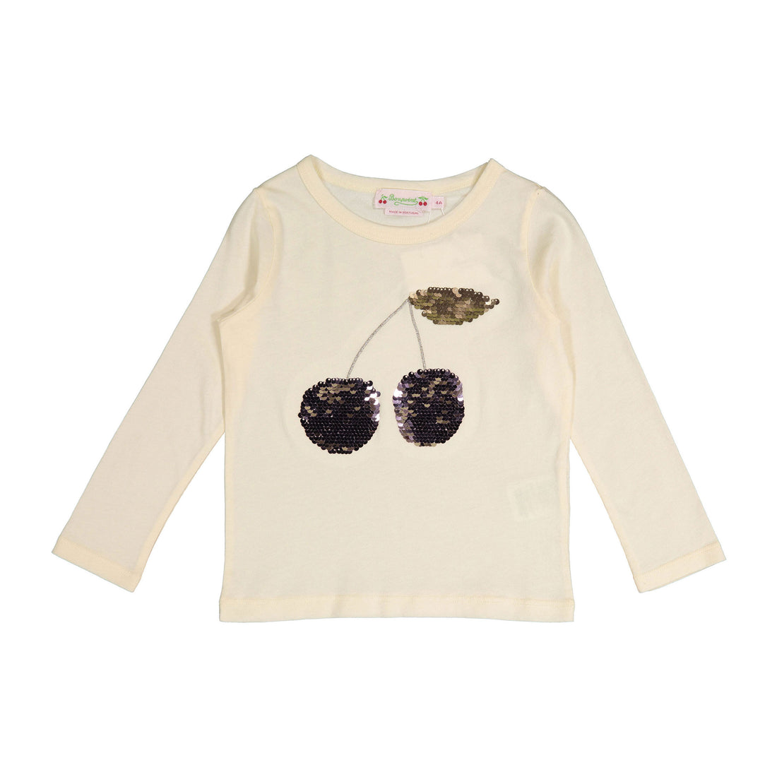 Bonpoint Ivory Cherry Tee