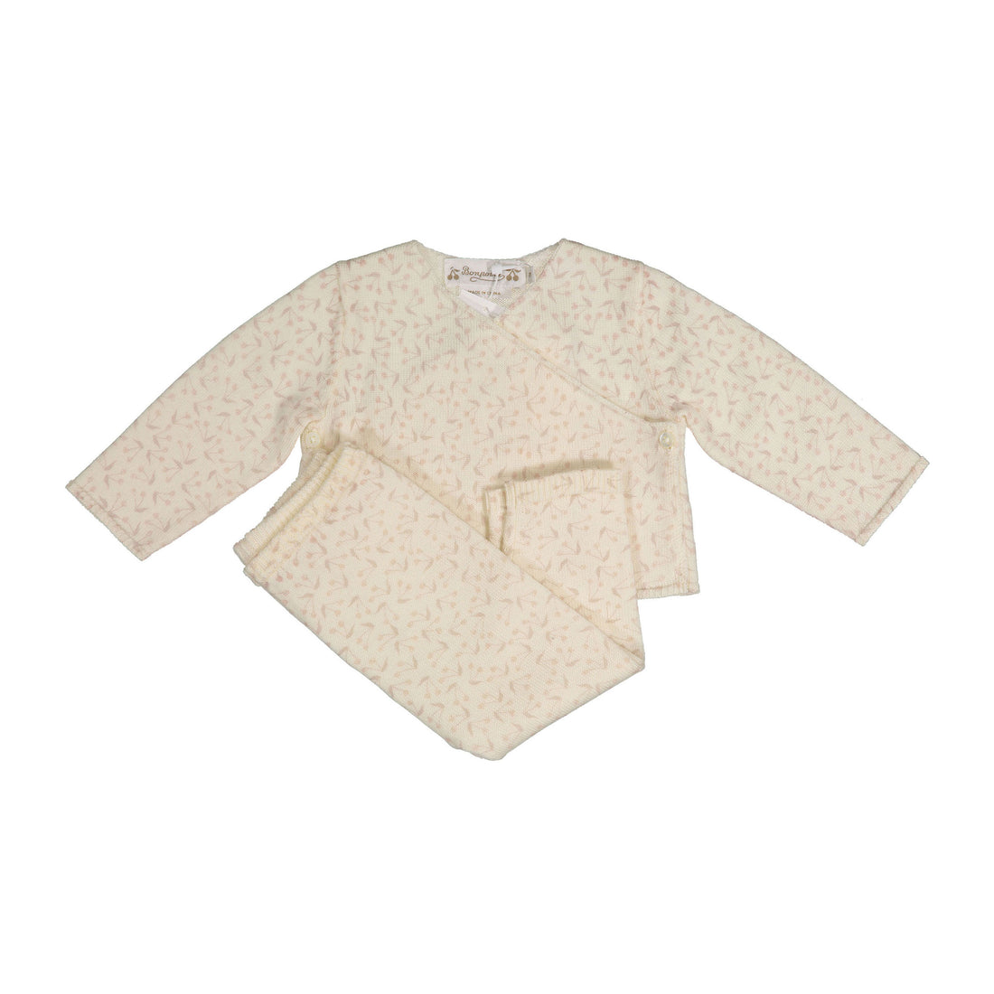 Bonpoint Pale Rose Adile Knit Set