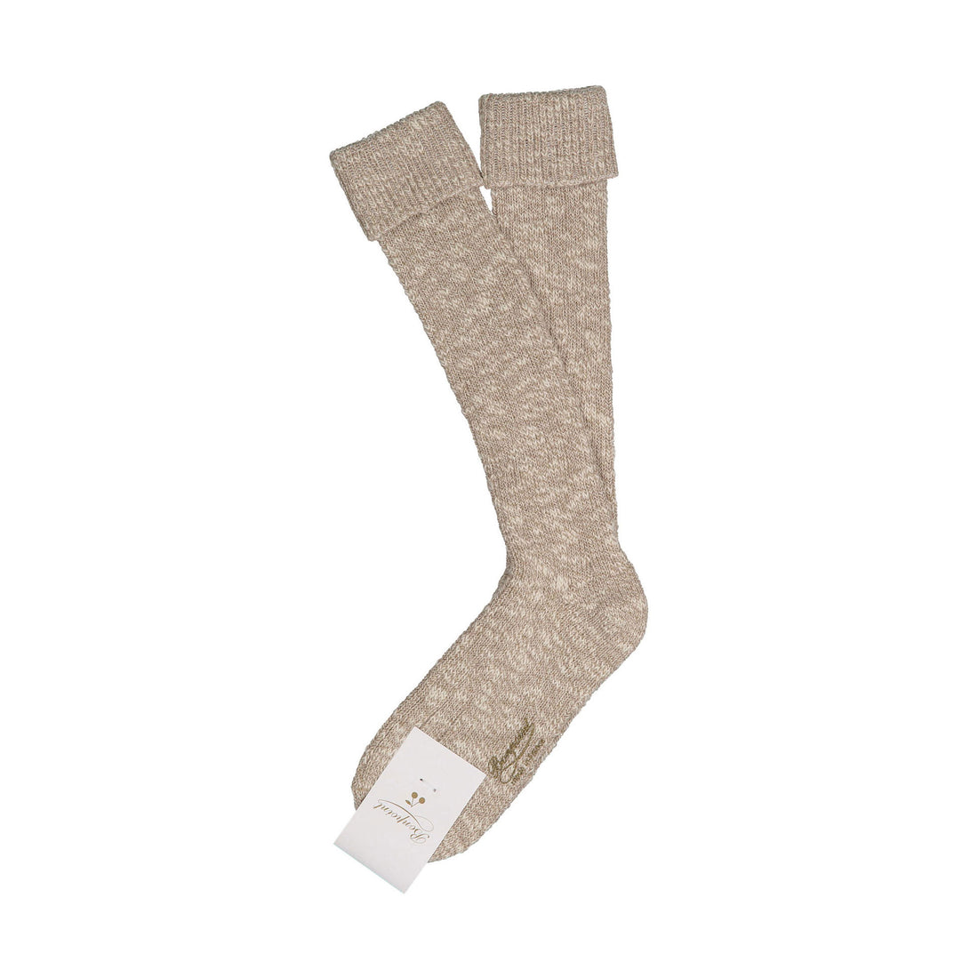 Bonpoint Beige Knee Socks