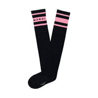 Marni Navy Knee Socks