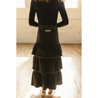 Elements Black Denim Layered Skirt