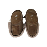 Bonpoint Chestnut Shearling Slippers