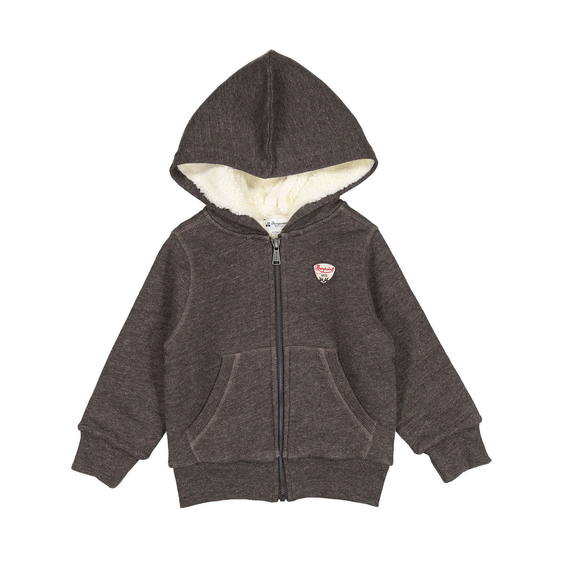 Bonpoint Brown Bradford Zip Up