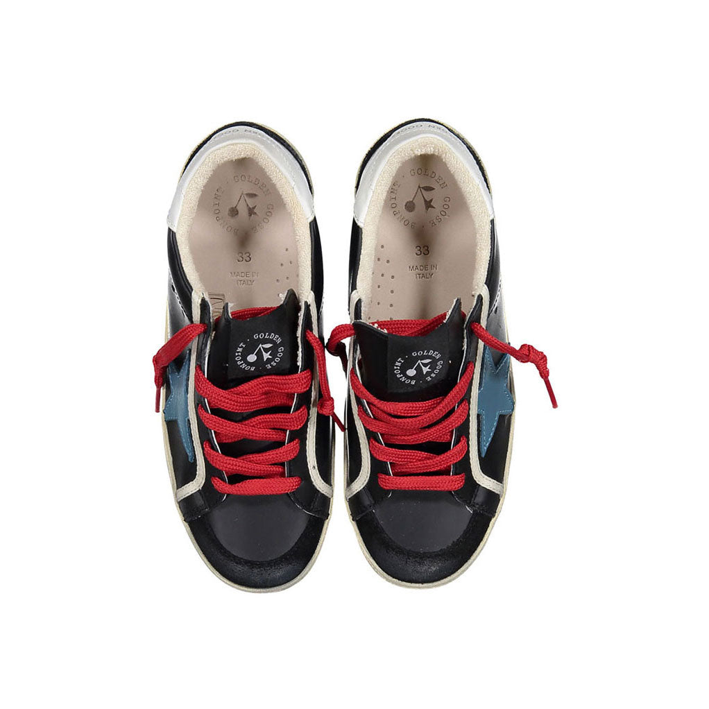 Bonpoint X Golden Goose Black/Ottanio Basket Star Sneakers