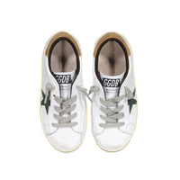 Golden Goose Cream/Silver/Ice/Green Sneakers