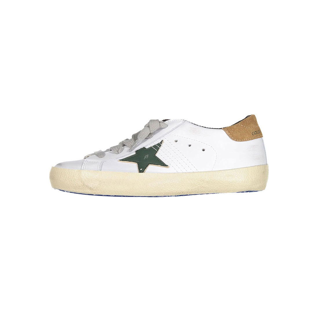 Golden Goose Cream/Silver/Ice/Green Sneakers