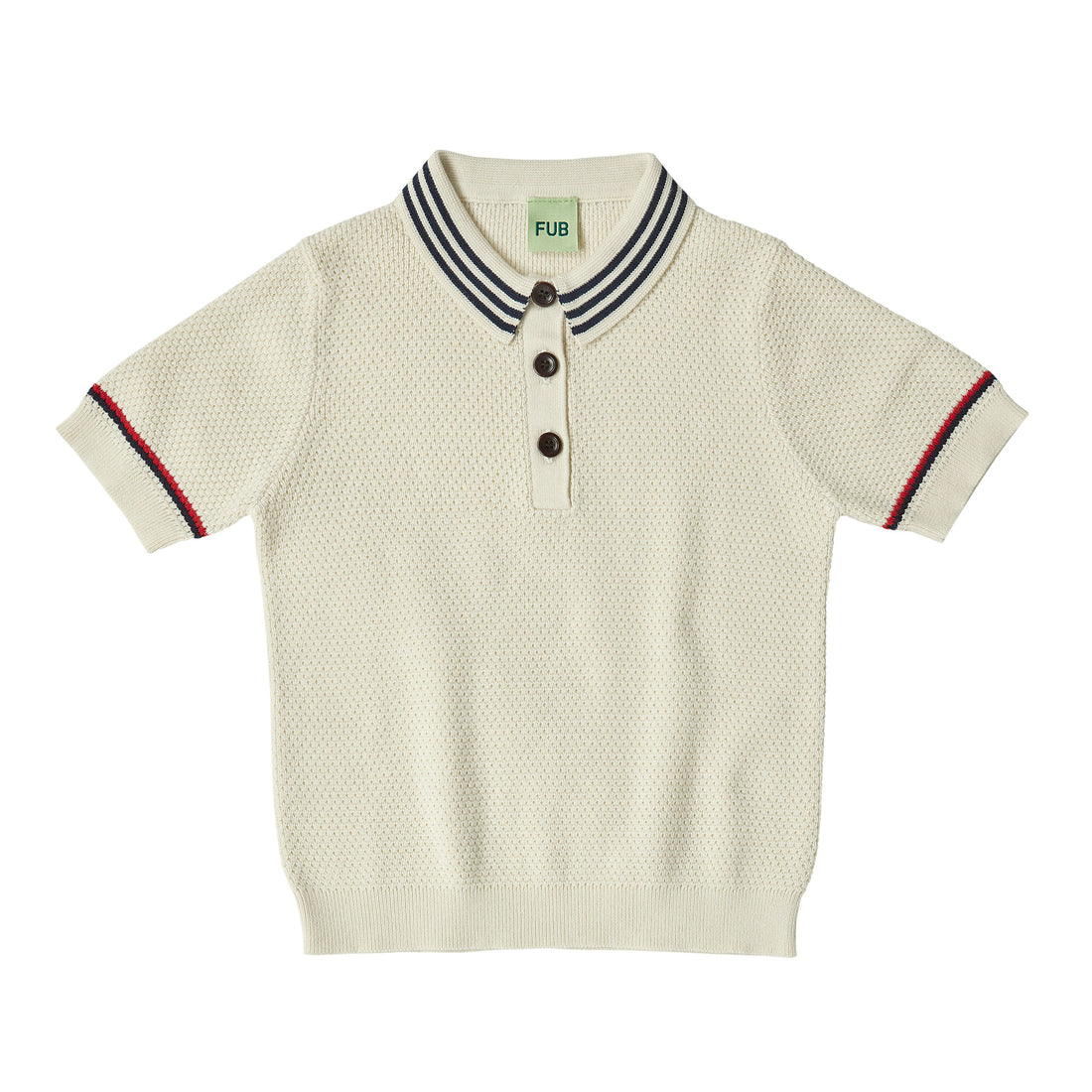 FUB Ecru Pique Polo