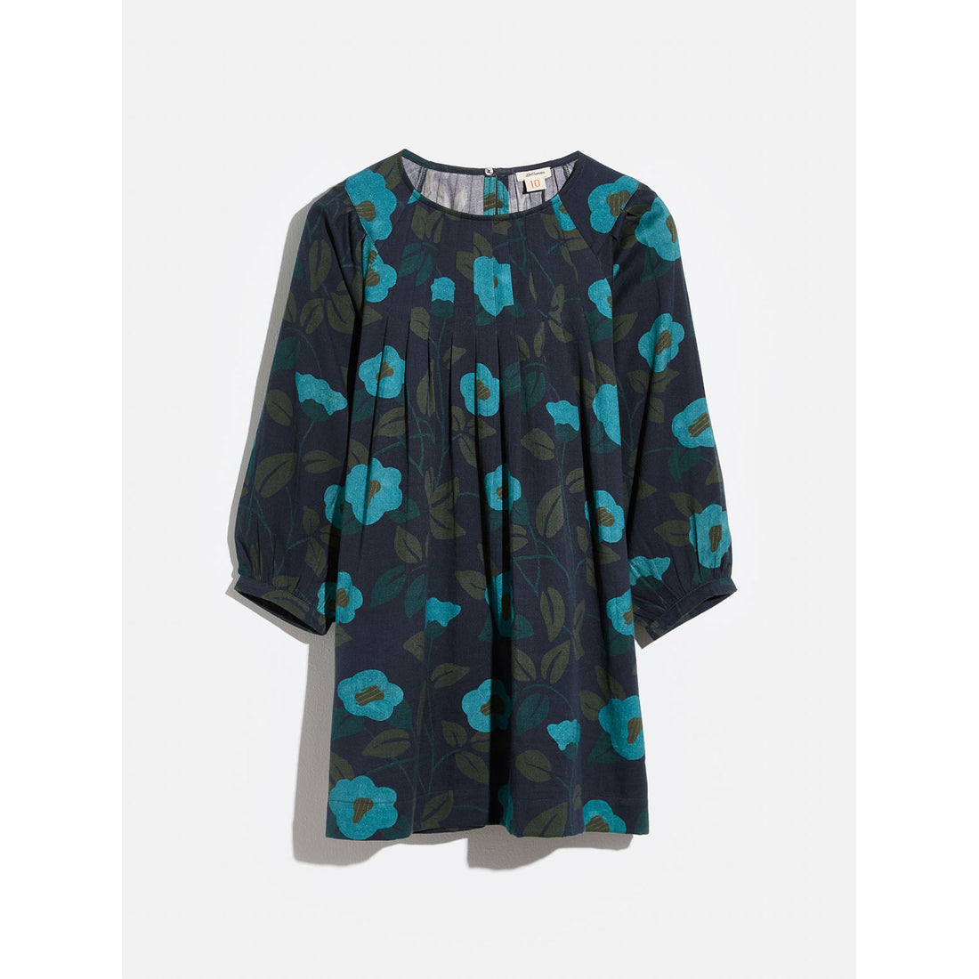 Bellerose Navy/Teal Flowers Poko Dress