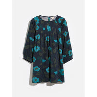 Bellerose Navy/Teal Flowers Poko Dress