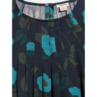 Bellerose Navy/Teal Flowers Poko Dress