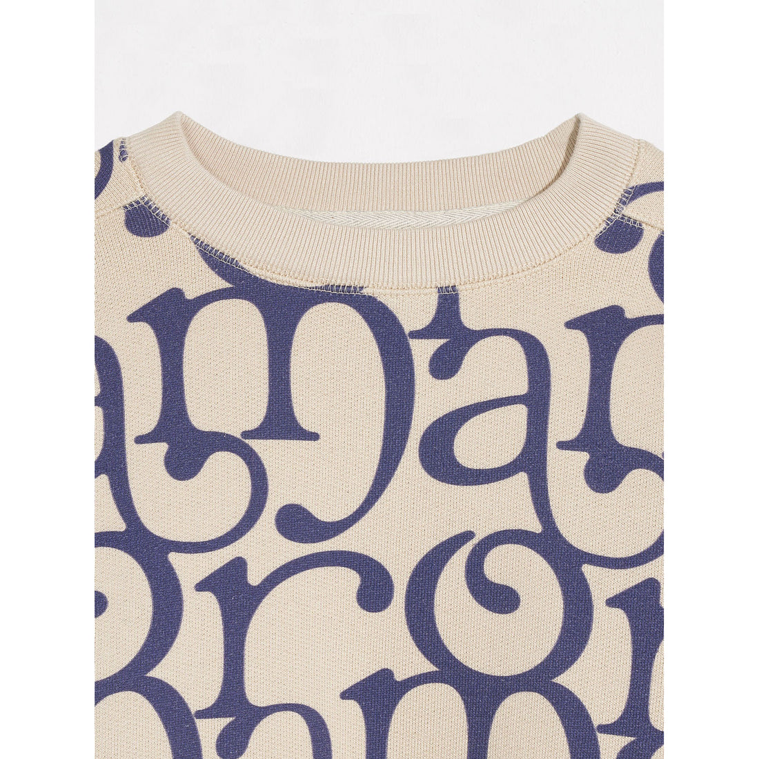 Bellerose Cream/Navy Printed Fadol Sweatshirt