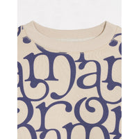 Bellerose Cream/Navy Printed Fadol Sweatshirt