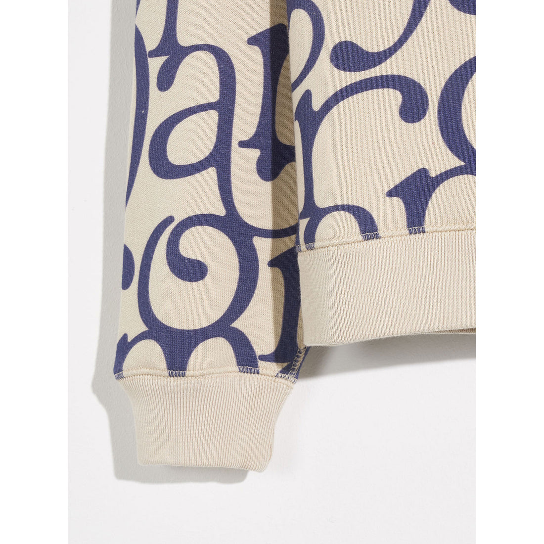 Bellerose Cream/Navy Printed Fadol Sweatshirt