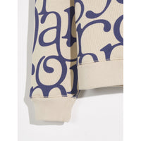 Bellerose Cream/Navy Printed Fadol Sweatshirt
