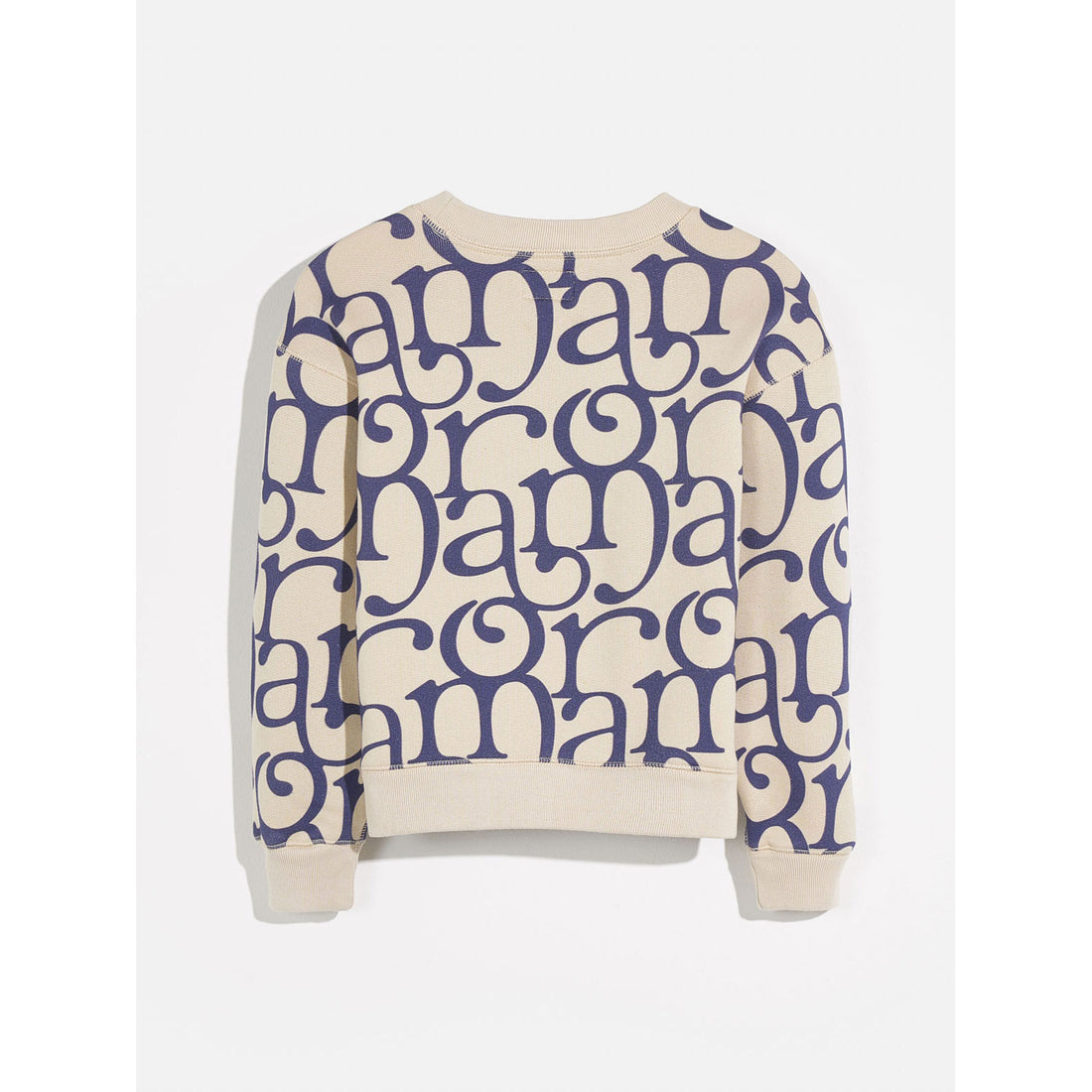Bellerose Cream/Navy Printed Fadol Sweatshirt