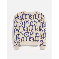 Bellerose Cream/Navy Printed Fadol Sweatshirt