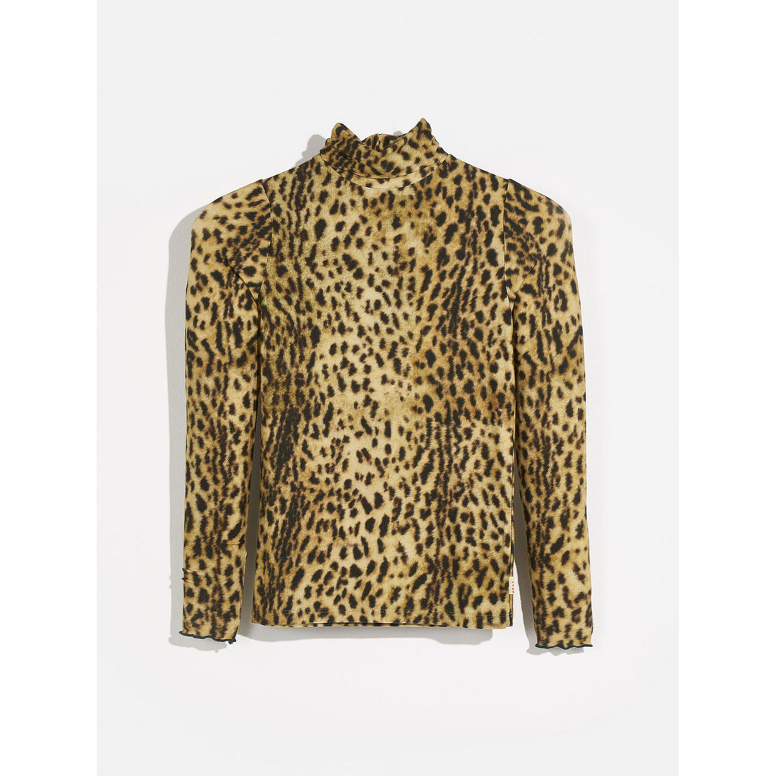 Bellerose Leopard Flowers Velfie Turtleneck