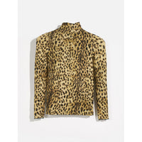 Bellerose Leopard Flowers Velfie Turtleneck