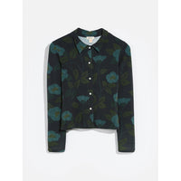 Bellerose Navy/Teal Flowers Voula Shirt