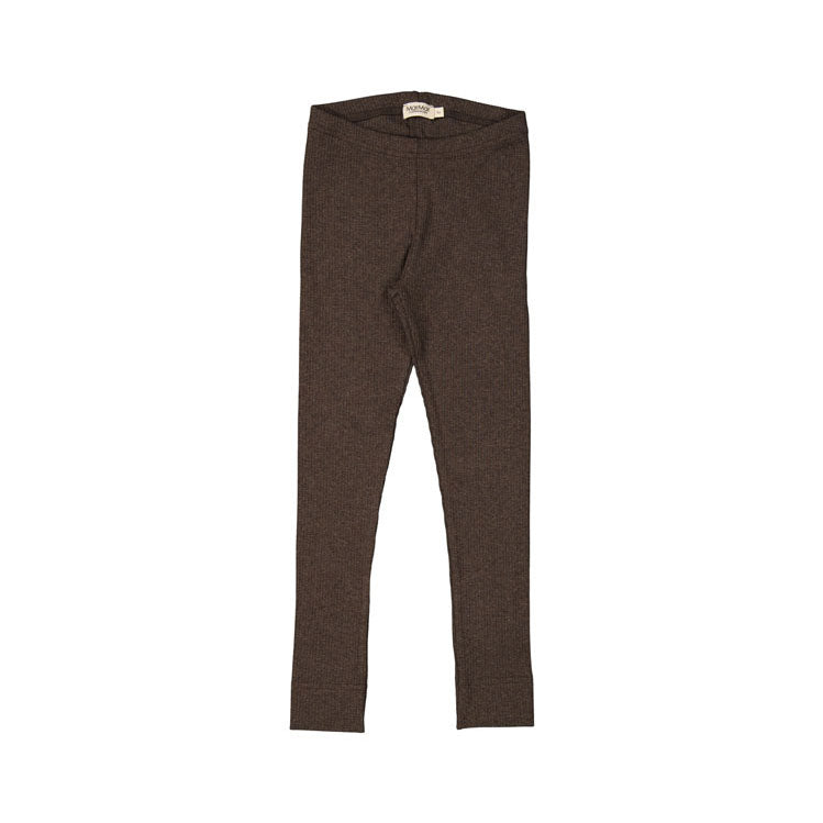 MarMar Copenhagen Deep Chocolate Melange Leggings