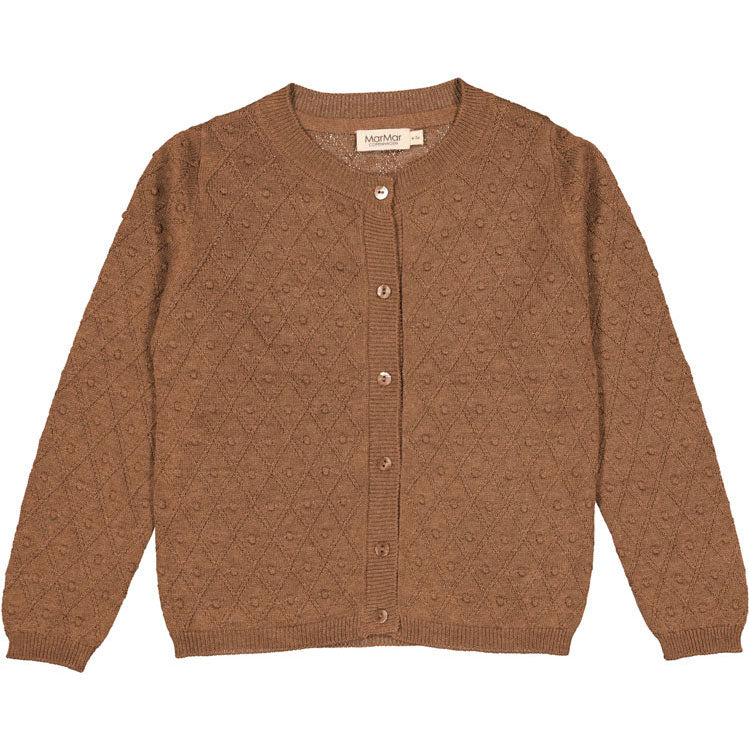 MarMar Copenhagen Dark Fudge Melange Tilda Cardigan
