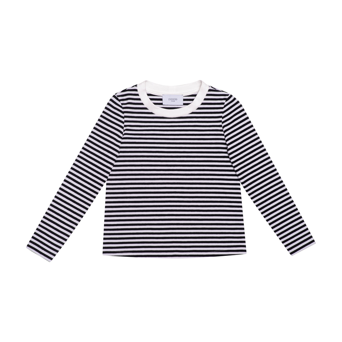 Paade Mode Black Stripe Long Sleeve T-Shirt