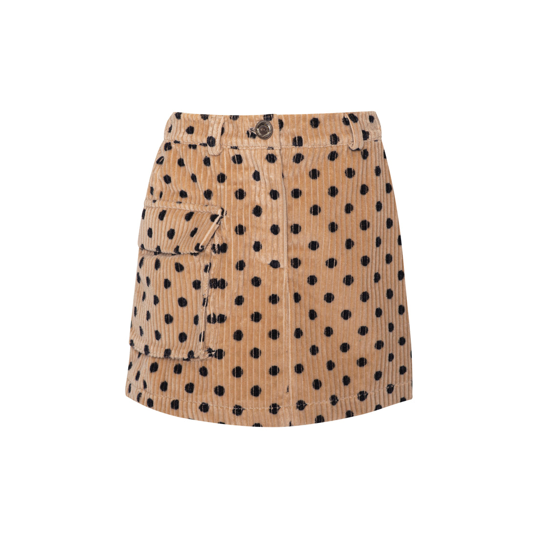 Paade Mode Brown Powder Corduroy Skirt