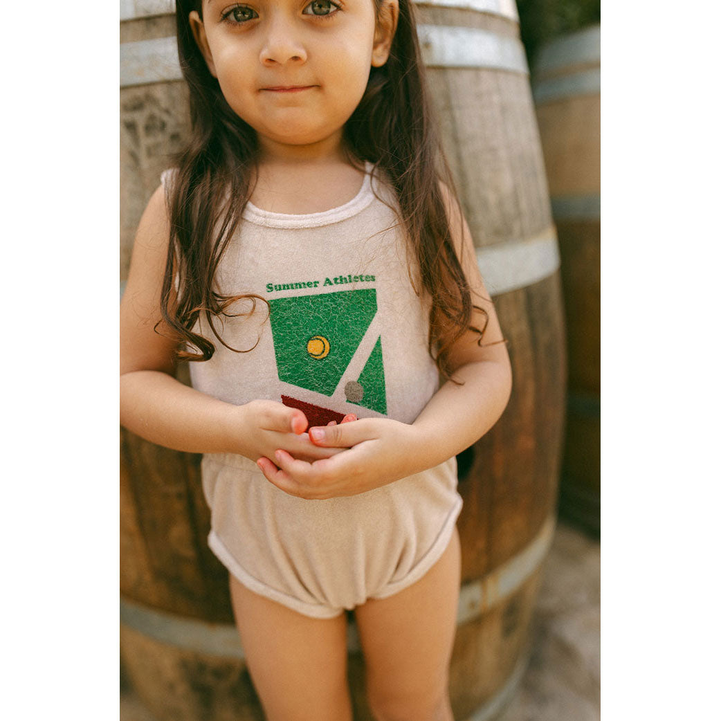 L by Ladida Oatmeal Terry Romper