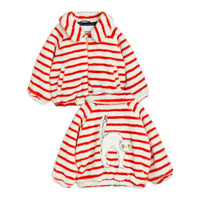 Mini Rodini Multi Angry Cat Stripe Fur Jacket