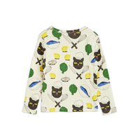 Mini Rodini Multi Chef Cat Aop Tee