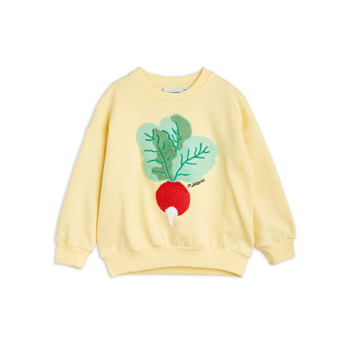 Mini Rodini Yellow Radish Chenille Sweatshirt