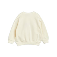 Mini Rodini White Lobster Chenille Emb Sweatshirt