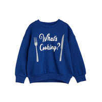Mini Rodini Blue What'S Cooking  Sweatshirt