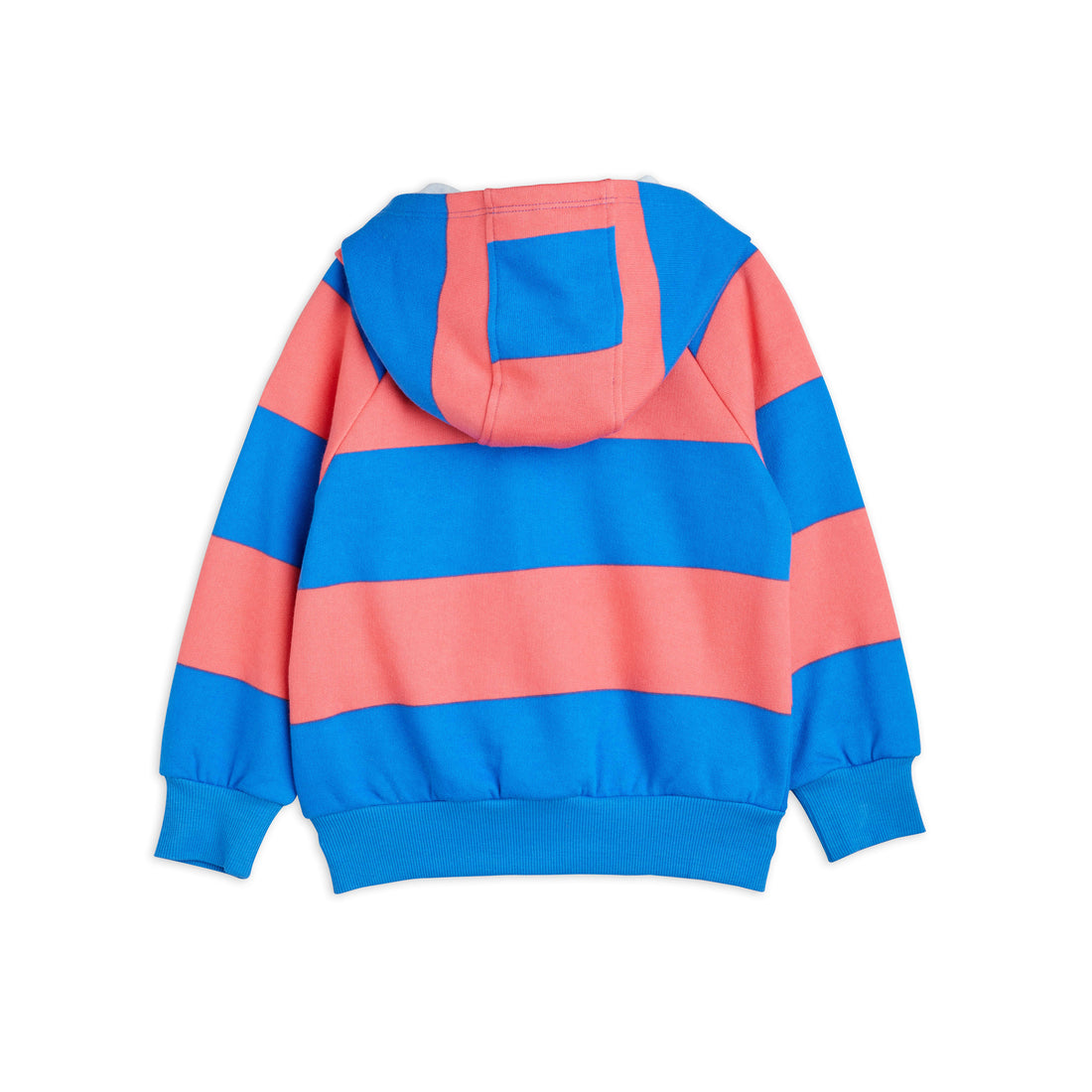 Mini Rodini Pink Stripe Zip Hoodie