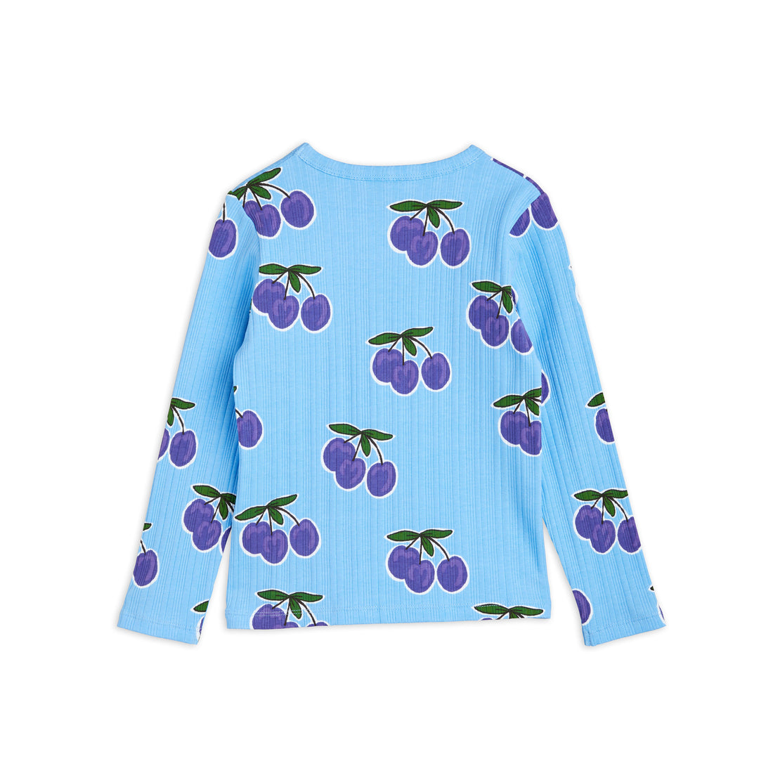 Mini Rodini Blue Plum Aop Tee