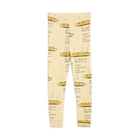 Mini Rodini Yellow Baguette Aop Leggings