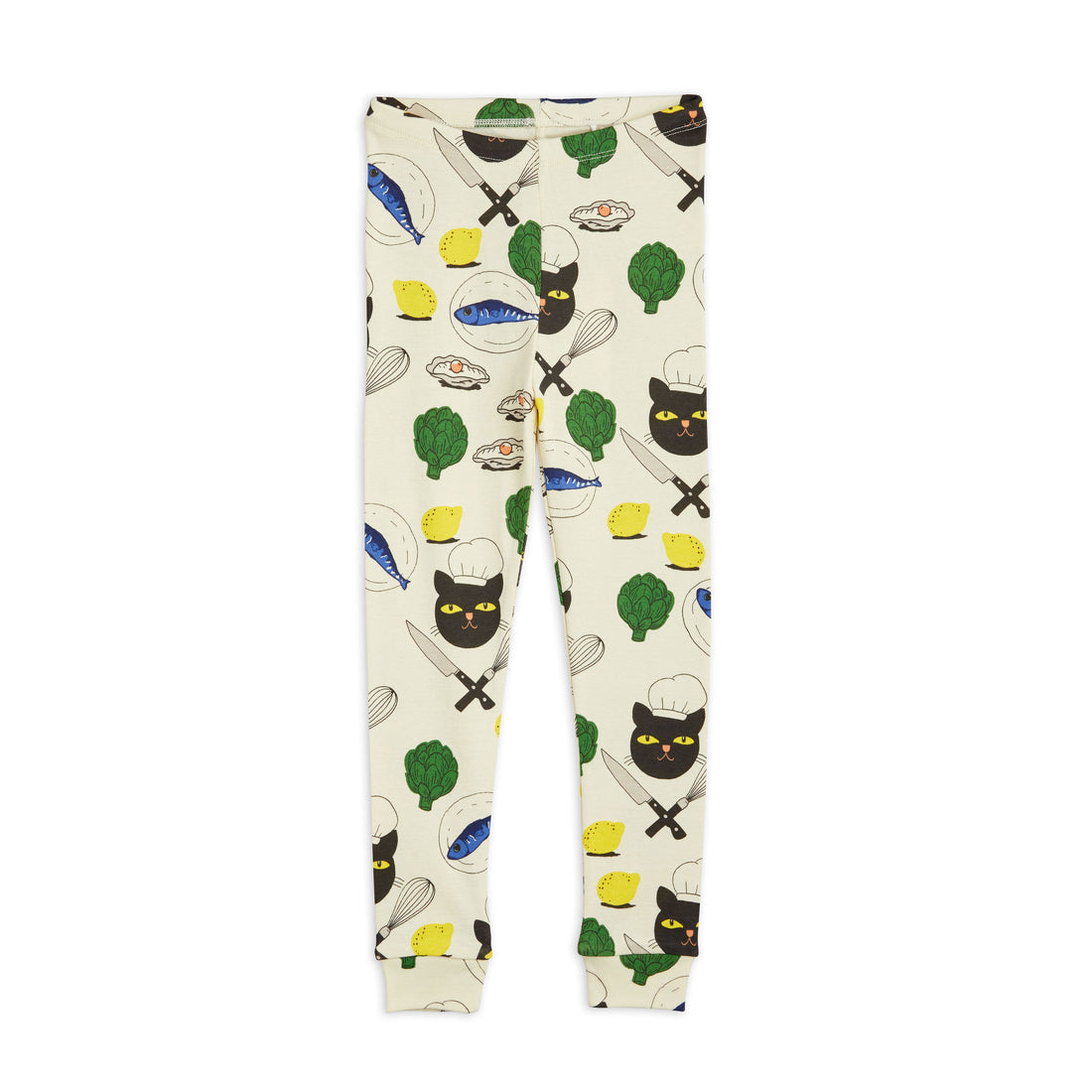 Mini Rodini Multi Chef Cat Aop Leggings