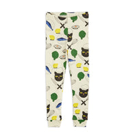 Mini Rodini Multi Chef Cat Aop Leggings
